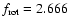 $f_{\rm rot}=2.666$