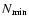 $N_{\rm min}$