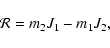 \begin{displaymath}
{\cal R}=m_{2} J_1-m_{1} J_2,\end{displaymath}