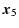 $\displaystyle \vec{x}_{5}$