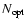 $N_{\rm opt}$
