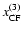 $x^{(3)}_{\rm CF}$
