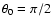 $\theta_0=\pi/2$