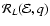 ${\cal R}_{L}({\cal E},q)$