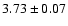 $3.73 \pm 0.07$