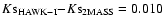 $K{\rm s}_{\rm HAWK-I}{-}K{\rm s}_{\rm 2MASS}=0.010$