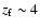 $z_{\rm f} \sim 4$