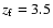 $z_{\rm f}=3.5$