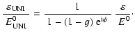 $\displaystyle \frac{\textstyle \varepsilon _{{\rm UNI}} } {\textstyle ~ E_{{\rm...
...m e}^{{\rm i}\psi} ~ } ~\frac{\textstyle \varepsilon } {\textstyle ~ E ^0}\cdot$