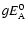 $g E^0_{\rm A}$
