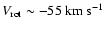 $V_{\rm rot}\sim-55{\rm ~km~s^{-1}}$
