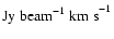 ${\rm Jy~beam^{-1}~km~s}^{-1}$