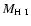 $M_{\rm H~I}$