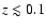 $z\lesssim0.1$