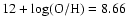 $12+\log(\rm O/H)=8.66$