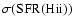 $\sigma ({\rm SFR(H {\sc ii})})$