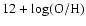 $12 + \log({\rm O/H})$