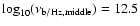 $\log_{10}(\nu_{\rm b/Hz,middle})=12.5$