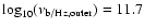 $\log_{10}(\nu_{\rm b/Hz,outer})=11.7$