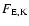 $F_{\rm E,K}$