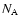 $N_{\rm A}$