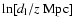 $\ln [d_{\rm l}/z ~{\rm Mpc}]$