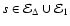 $s \in {\cal E}_\Delta \cup {\cal E}_1$