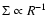 $\Sigma \propto R^{-1}$
