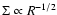 $\Sigma \propto R^{-1/2}$
