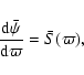 \begin{displaymath}%
\frac{{\rm d} \bar{\psi}}{{\rm d} \varpi} = \bar{S}(\varpi),
\end{displaymath}