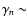 $\gamma_n \sim$
