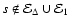 $s \notin {\cal E}_\Delta \cup {\cal E}_1$