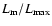 $L_{\rm m}/L_{\rm max}$
