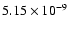 $5.15\times10^{-9}$