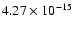 $4.27\times10^{-15}$