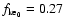 $f_{{\rm ke}_{0}} = 0.27$
