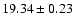 $19.34\pm 0.23$