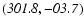 $\it (301.8,-03.7)$