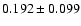$ 0.192 \pm 0.099$