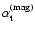 $\alpha_{\rm t}^{\rm (mag)}$