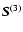 ${\vec S}^{(3)}$