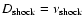 $D_{\rm shock}=\nu_{\rm shock}$