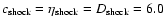 $c_{\rm shock}=\eta_{\rm shock}=D_{\rm
shock}=6.0$