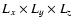 $L_x \times L_y \times L_z$