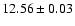 $12.56\pm 0.03$