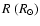 $R~(R_\odot)$