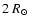 $2~R_\odot$