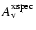 $A_{\rm v}^{\rm xspec}$