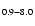 $_{\rm0.9-8.0}$