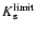 $K_{\rm s}^{\rm limit}$